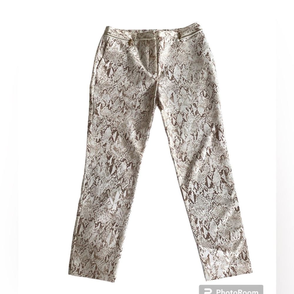 Calvin Klein python snake print ankle pants Size 6